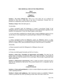 assault in philippine law|THE CRIMINAL CODE OF THE PHILIPPINES Title I General Principles Ch.